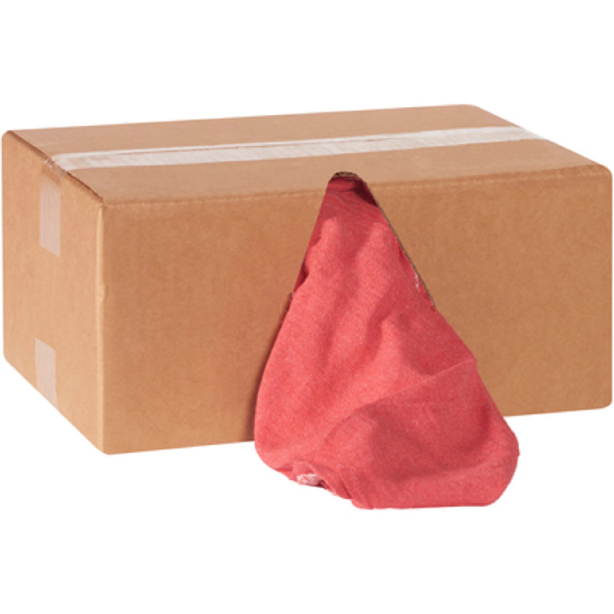 Shop Towels - 14 x 14in. Red - 5 lb. box 60/CS, Model# BR110